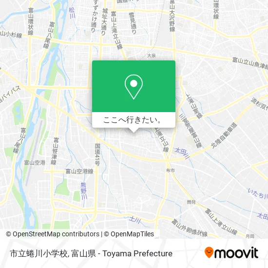 市立蜷川小学校地図