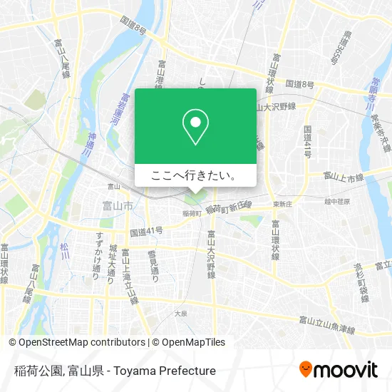 稲荷公園地図