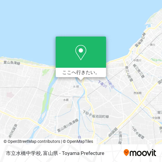 市立水橋中学校地図