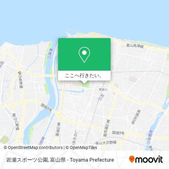 岩瀬スポーツ公園地図