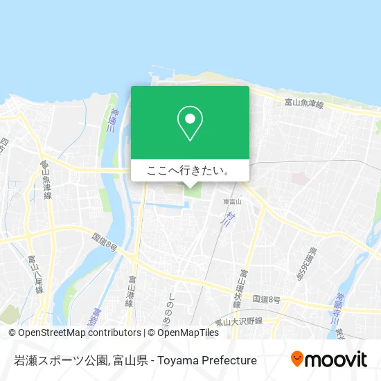 岩瀬スポーツ公園地図
