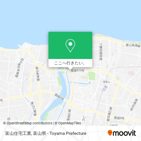 富山住宅工業地図