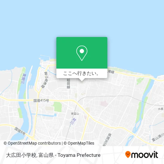 大広田小学校地図