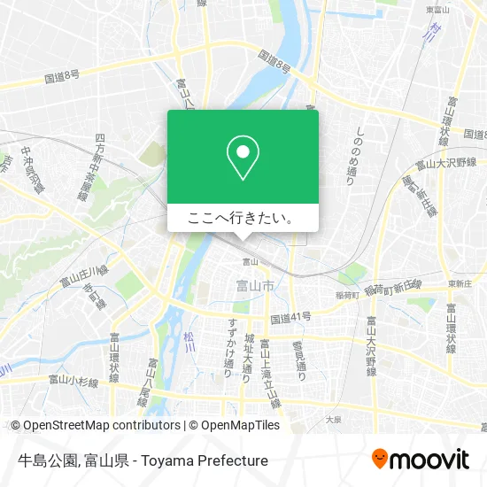 牛島公園地図