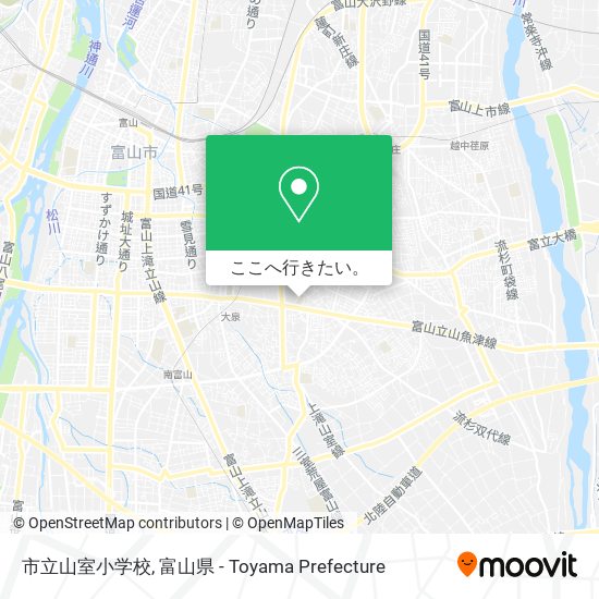 市立山室小学校地図