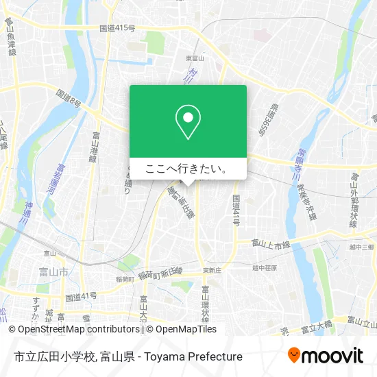 市立広田小学校地図
