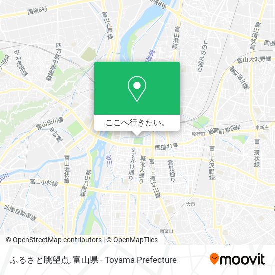 ふるさと眺望点地図