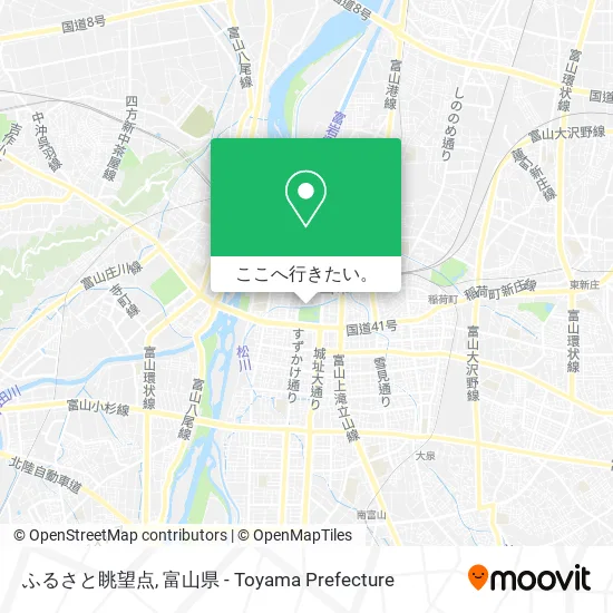 ふるさと眺望点地図