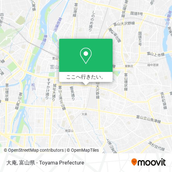 大庵地図