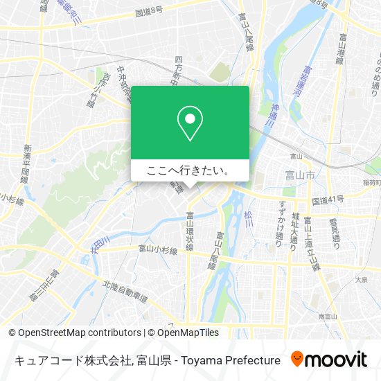 キュアコード株式会社地図