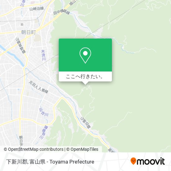 下新川郡地図