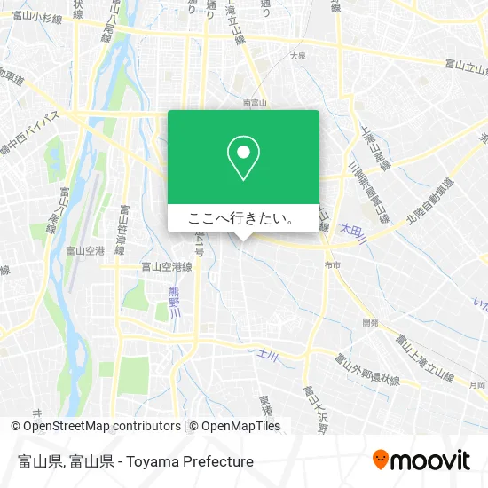 富山県地図