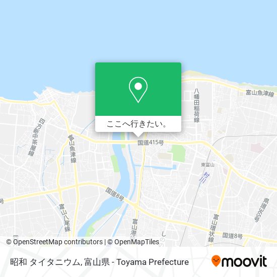 昭和 タイタニウム地図