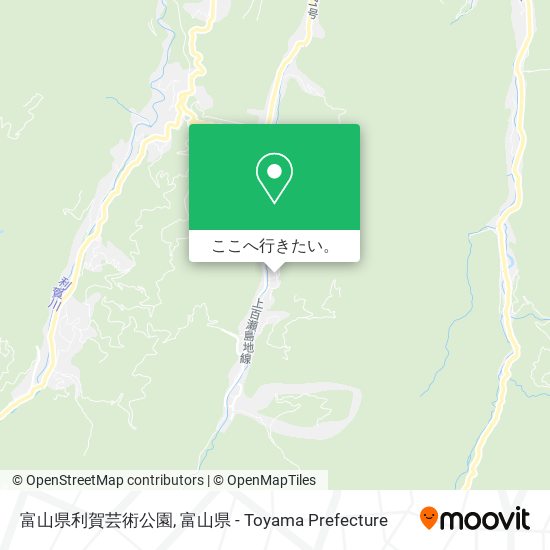 富山県利賀芸術公園地図