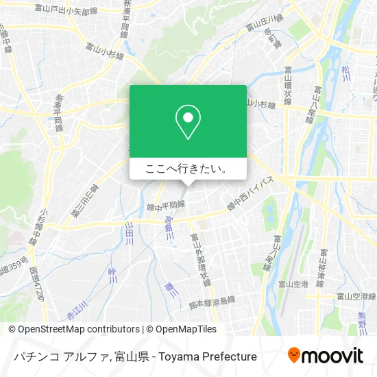 パチンコ アルファ地図