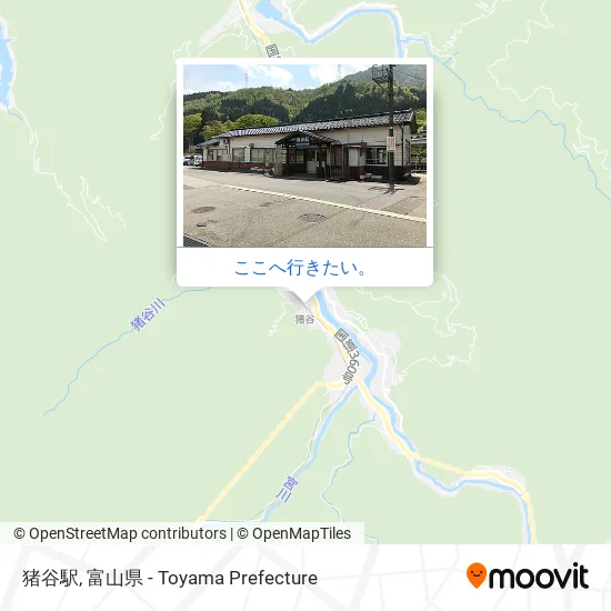 猪谷駅地図