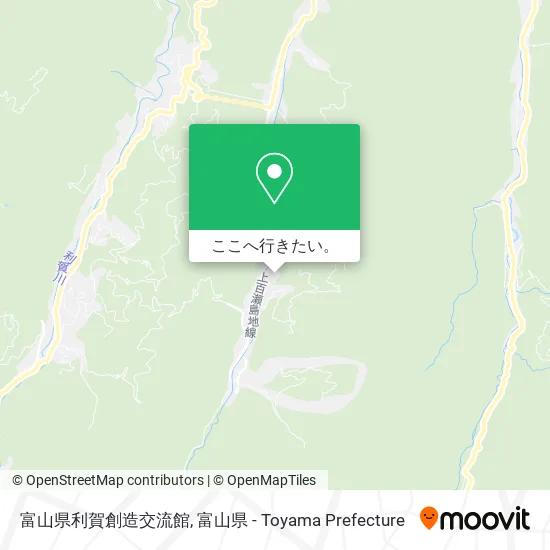 富山県利賀創造交流館地図