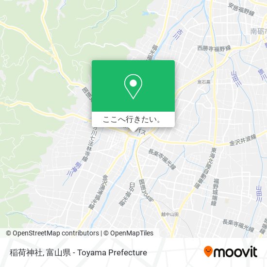 稲荷神社地図