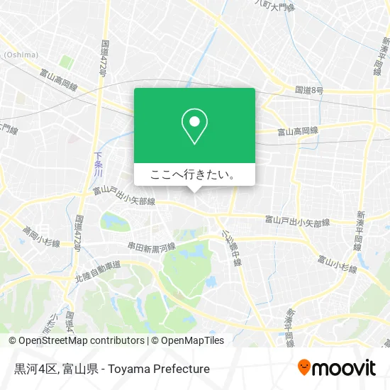 黒河4区地図