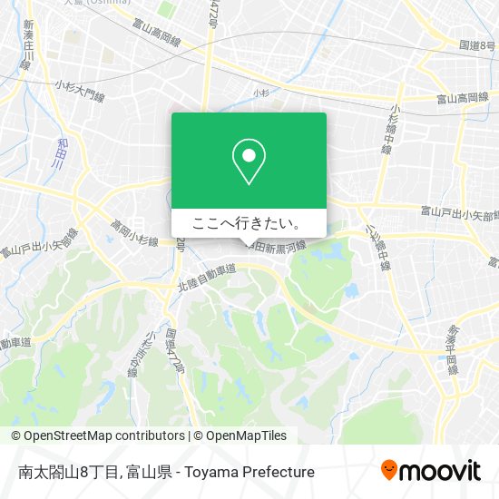 南太閤山8丁目地図