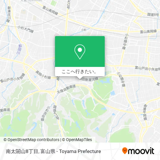 南太閤山8丁目地図