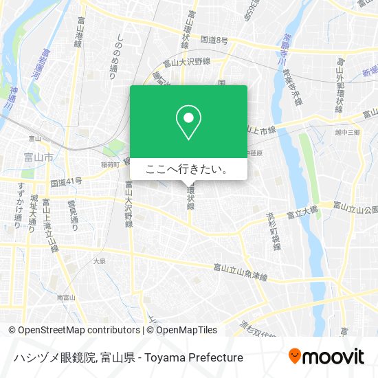 ハシヅメ眼鏡院地図