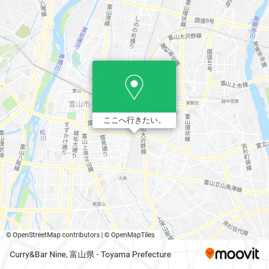 Curry&Bar Nine地図