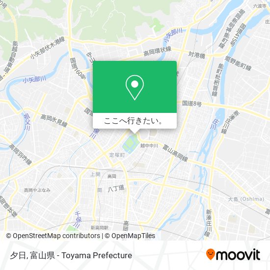 夕日地図