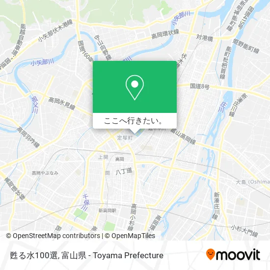 甦る水100選地図