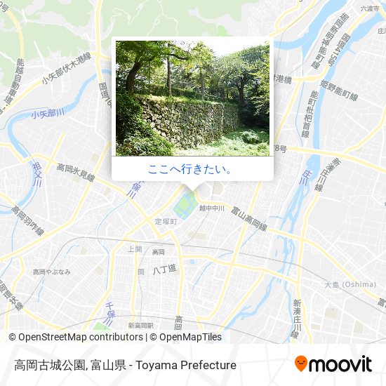 高岡古城公園地図