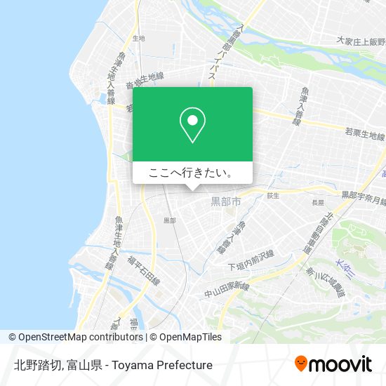 北野踏切地図