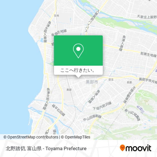 北野踏切地図