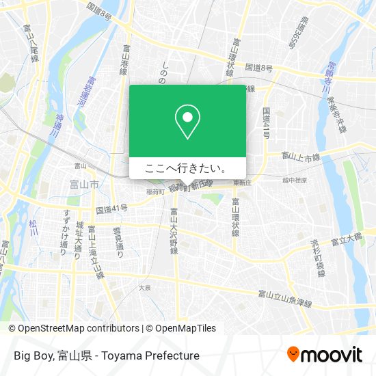 Big Boy地図