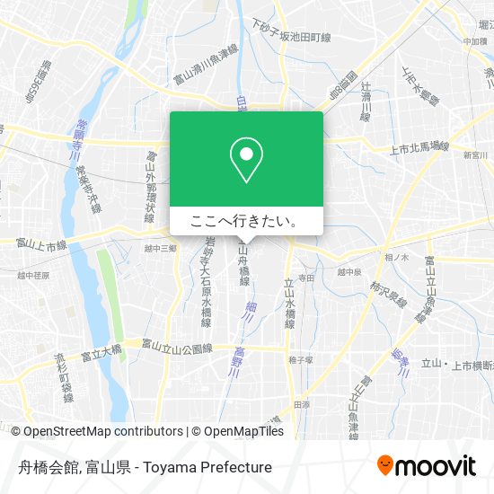 舟橋会館地図