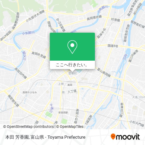 本田 芳香園地図