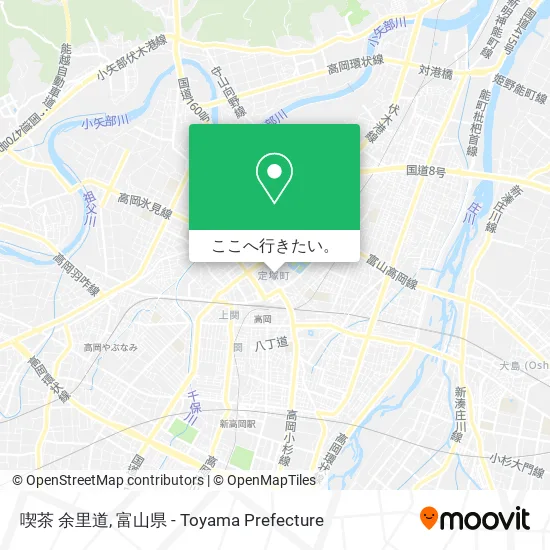 喫茶 余里道地図