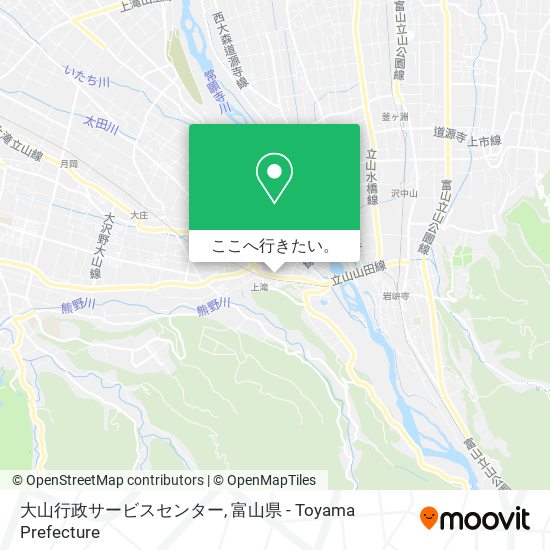 大山行政サービスセンター地図