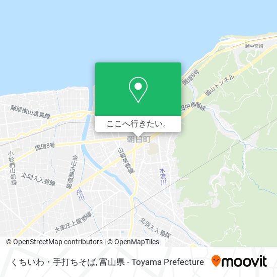 くちいわ・手打ちそば地図