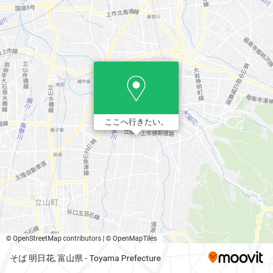 そば 明日花地図