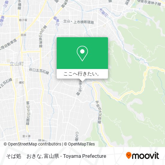 そば処　おきな地図
