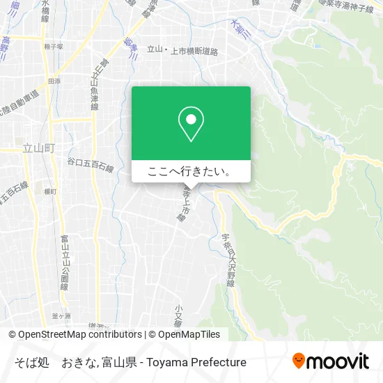 そば処　おきな地図