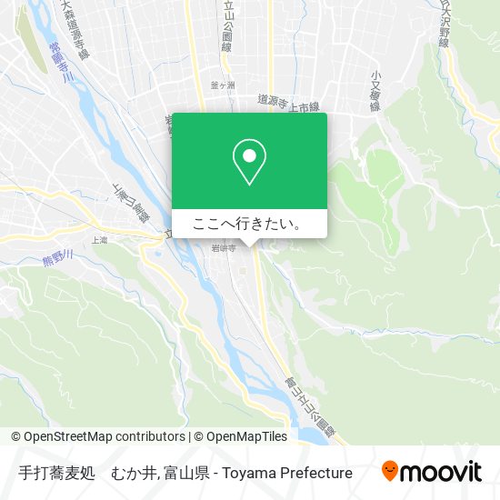 手打蕎麦処　むか井地図