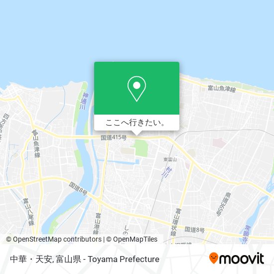 中華・天安地図