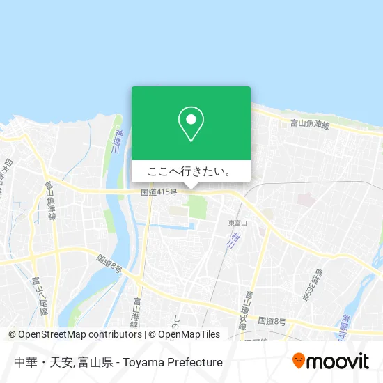 中華・天安地図