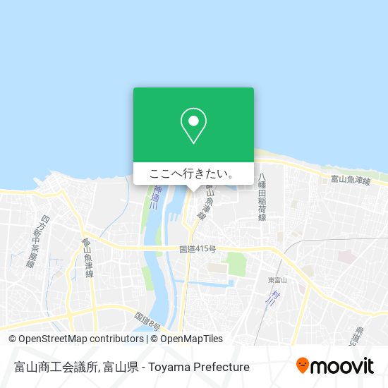 富山商工会議所地図