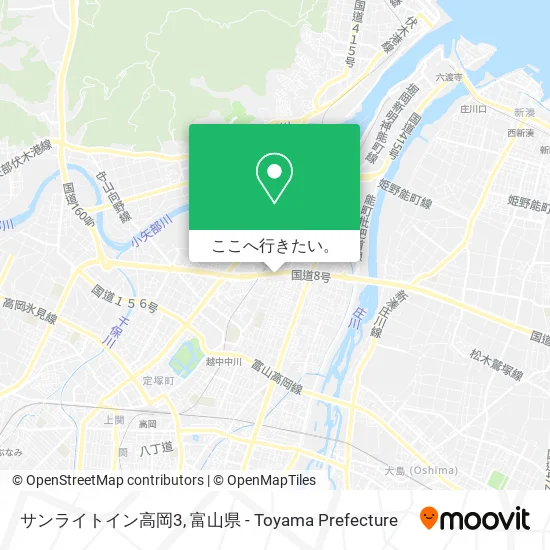 サンライトイン高岡3地図