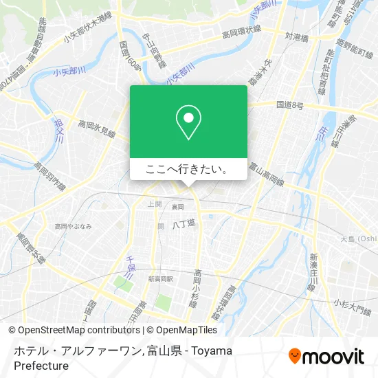 ホテル・アルファーワン地図