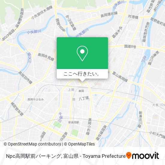 Npc高岡駅前パーキング地図
