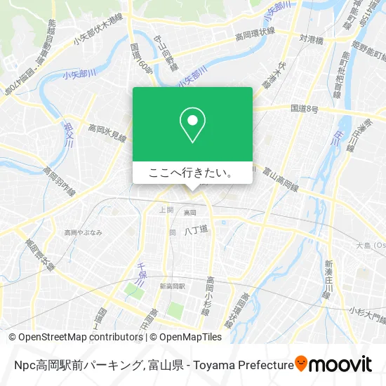 Npc高岡駅前パーキング地図