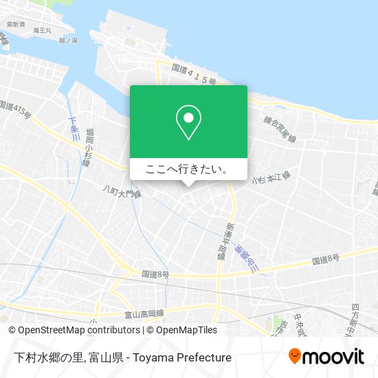 下村水郷の里地図